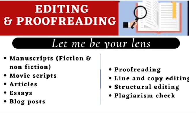 Bestseller - line edit copy edit proofread your novel, fantasy book