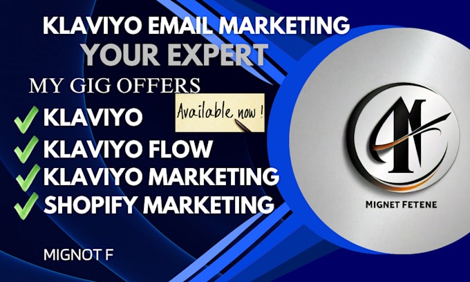 Gig Preview - Setup klaviyo flows, klaviyo email marketing for shopify