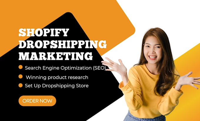 Gig Preview - Boost shopify dropshipping marketing, shopify store sales or website promotion