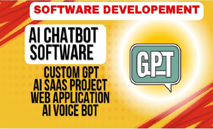 Gig Preview - Develop ai software ai saas ai web application ai chatbot software developer