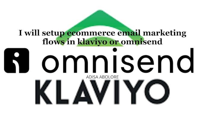 Gig Preview - Setup ecommerce email marketing flows in klaviyo or omnisend