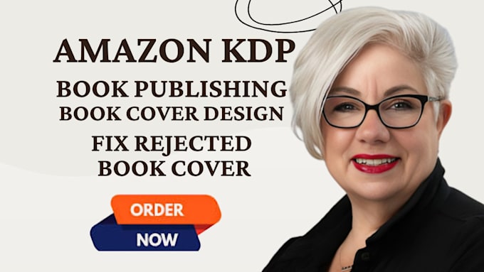 Gig Preview - Fix rejected book cover for amazon kdp book publishing kindle self publishing