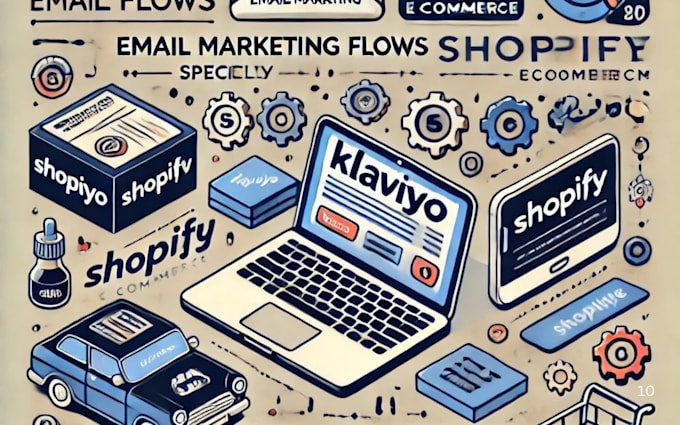 Gig Preview - Setup klaviyo email marketing flows for shopify ecommerce gohighlevel automation