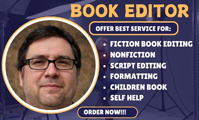 Gig Preview - Expertly edit your fiction book, fiction story, nonfiction, self help book