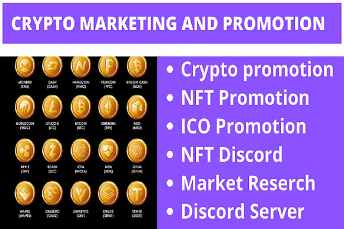 Gig Preview - Promote your website, discord, telegram twitter nft, coin crypto, tokin