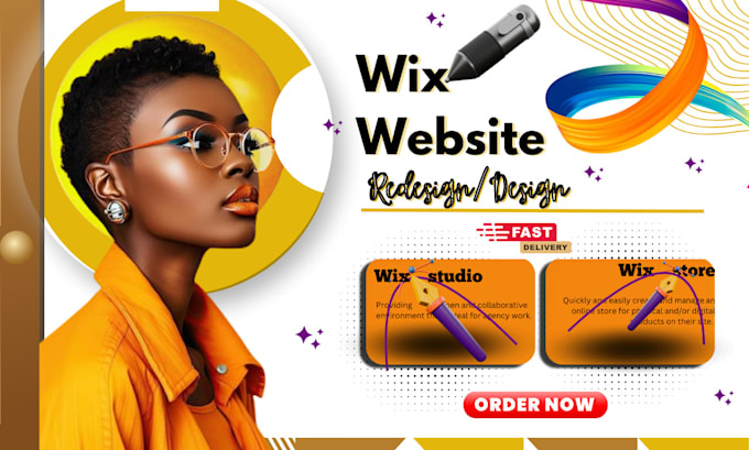 Gig Preview - Wix website redesign wix website design wix website redesign