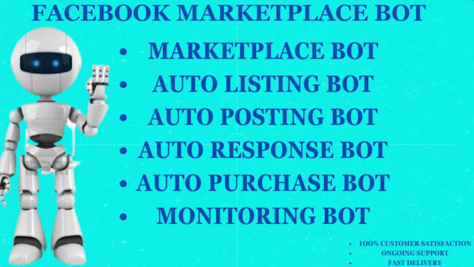 Gig Preview - Develop amazing facebook marketplace bot, auto listing, auto posting in python