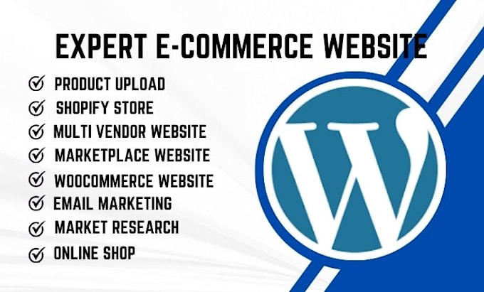 Gig Preview - Do multi vendor ecommerce marketplace website, auction website, woocommerce web