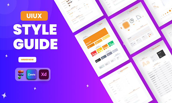 Gig Preview - Design uxui design system, case study,figma brand style guide app ui