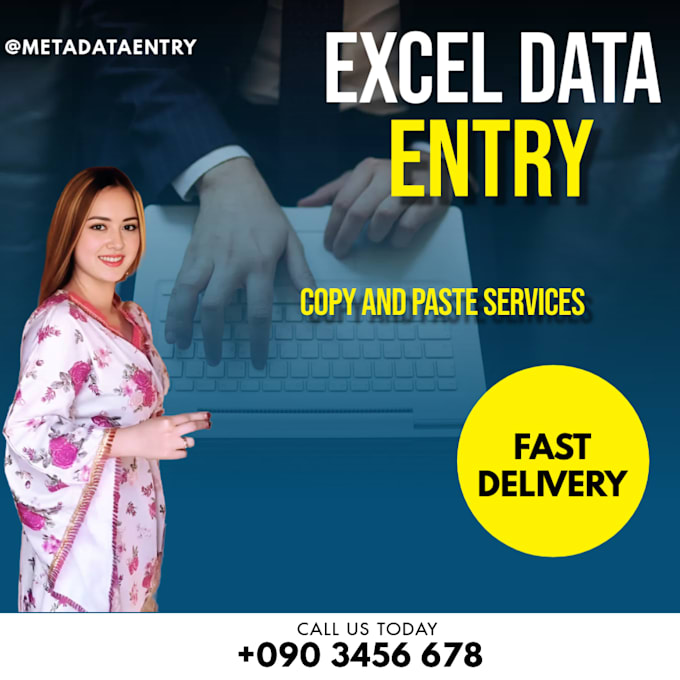 Gig Preview - Do fast and accurate excel data entry