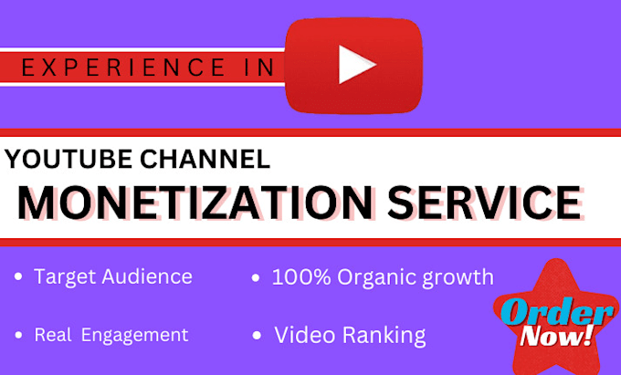 Gig Preview - Do youtube monetization, channel promotion, super fast promotion