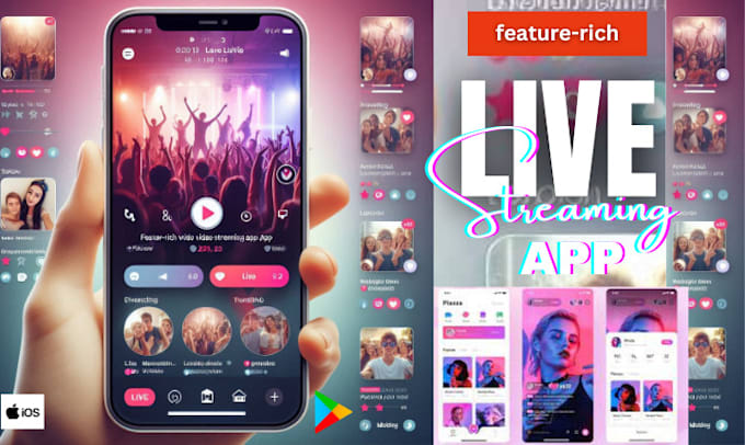 Gig Preview - Build live streaming app video streaming app iptv app tv app