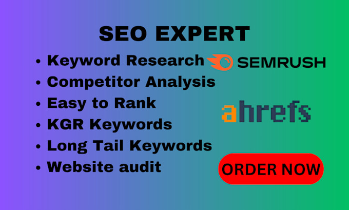 Gig Preview - Do advanced SEO keyword research and website audit for your website