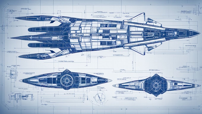 Gig Preview - Draw you sci fi and spaceship design and concept art