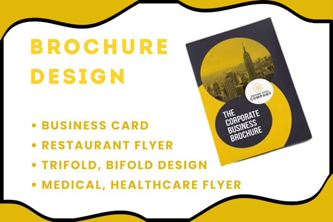 Gig Preview - Design a modern trifold, bifold brochure flyer  medical healthcare business card