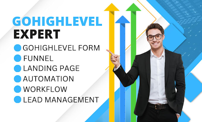 Gig Preview - Setup gohighlevel form landing page lead management  automation workflow funnel