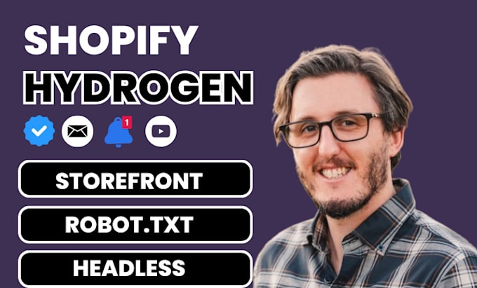 Gig Preview - Design redesign shopify hydrogen headless storefront in react, next, hydrogen