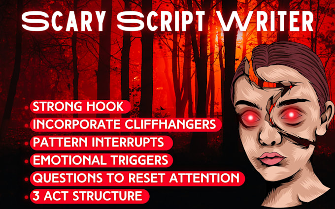 Gig Preview - Write scary horror youtube scripts