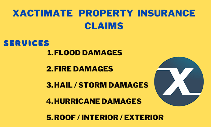 Gig Preview - Do estimate and insurance claims in xactimate