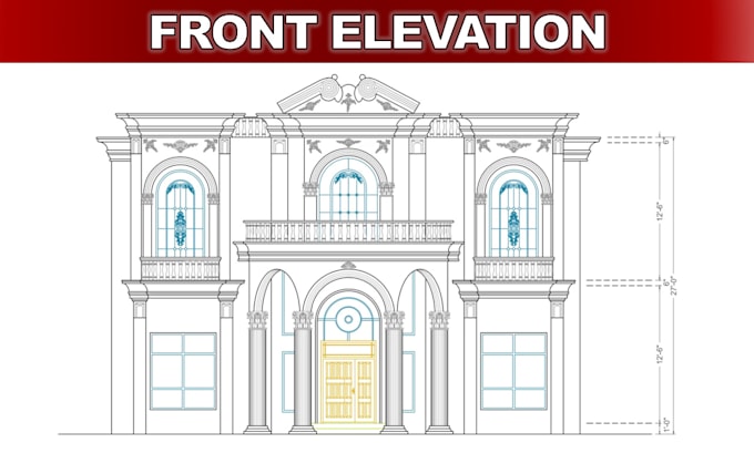 Gig Preview - Draw architectural and construction drawings in autocad