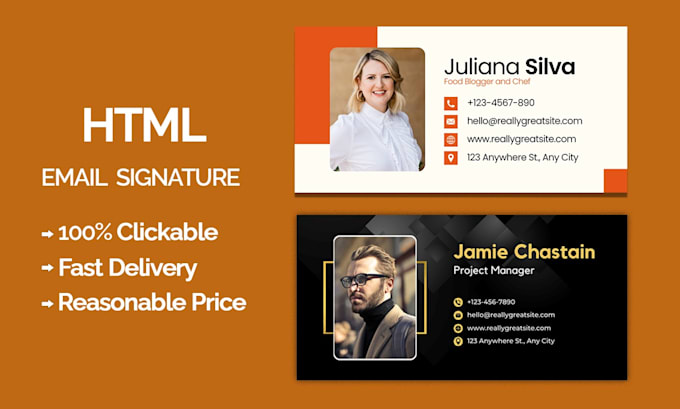 Bestseller - create professional HTML email signature