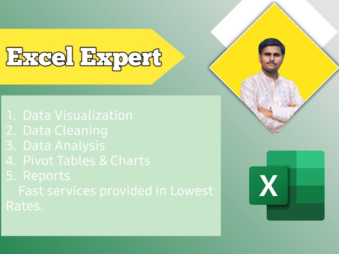 Bestseller - do excel data analysis, reports, dashboards, and data visualization