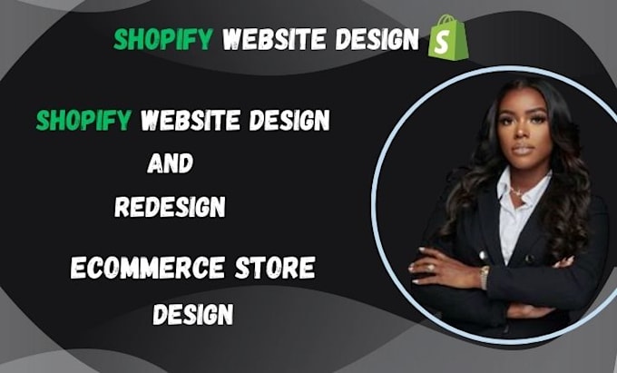 Gig Preview - Do shopify website design redesign create shopify dropshipping ecommerce store