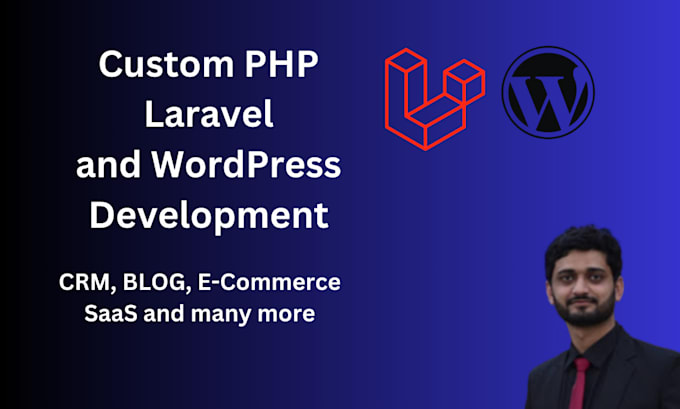 Gig Preview - Fix or develop any laravel and wordpress website using PHP