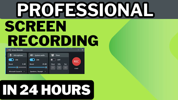 Gig Preview - Create HD screen cast with voice over professionally for you