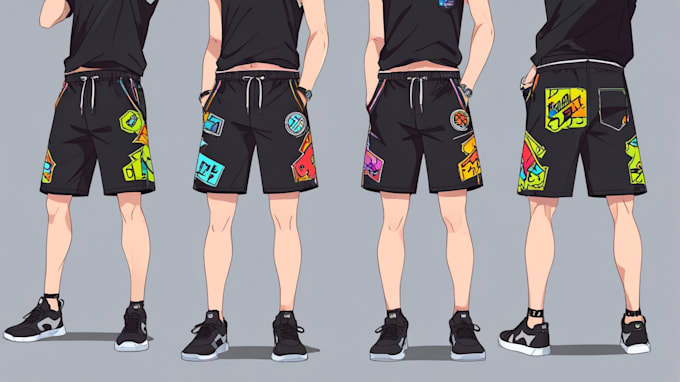 Gig Preview - Design streetwear shorts or pants