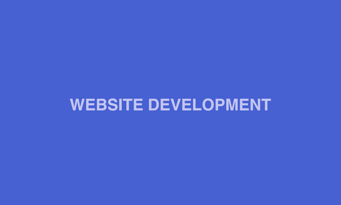 Gig Preview - Develop websites for you you