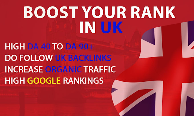 Gig Preview - Boost your UK website with manual backlinks