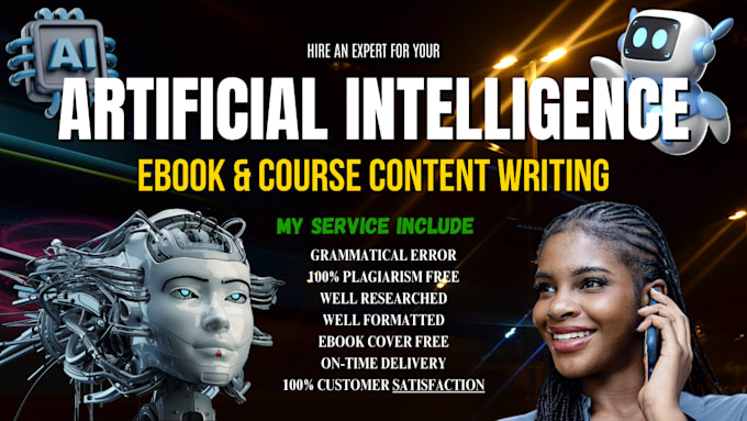 Gig Preview - Write artificial intelligence technical writing, machine learning, robotics, ai