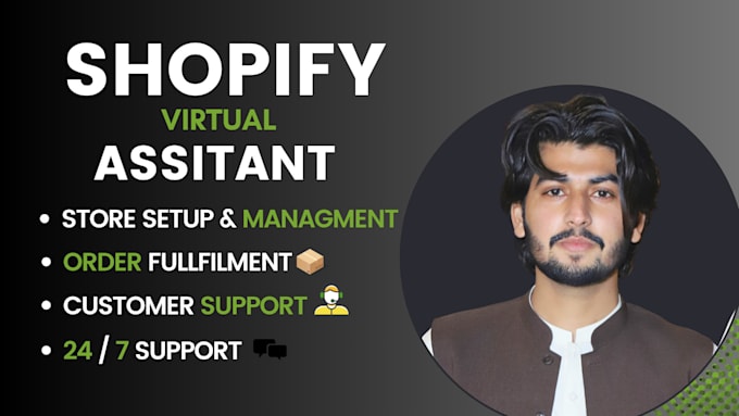 Gig Preview - Be your shopify virtual assistant expert store manager