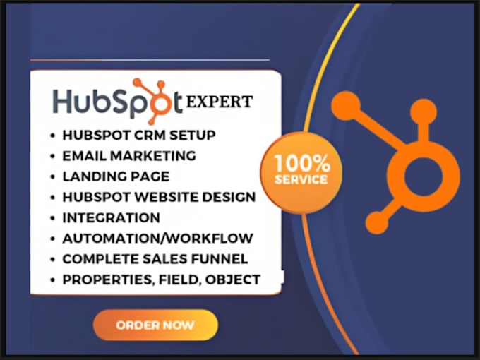 Gig Preview - Be your hubspot expert, hubspot specialist, hubspot automation and CRM expert