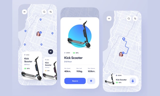 Bestseller - develop scooter app e bike app and gps tracking app