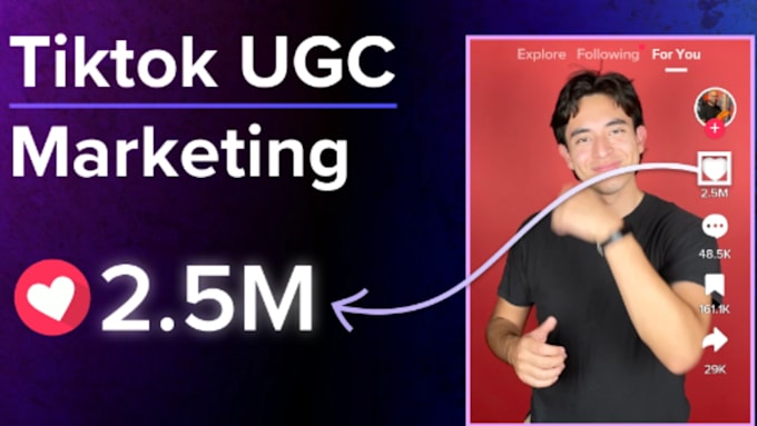 Gig Preview - Create ugc tiktok ads facebook video ads from a authentic spokesperson