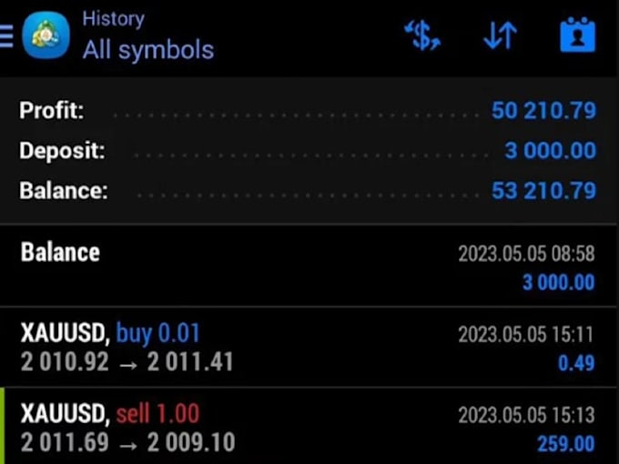 Gig Preview - Manage your mt5 account and flip your capital by 50 percent on mt5 account