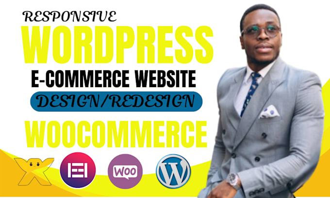 Gig Preview - Responsive ecommerce wordpress redesign, speed optimization, woocommerce website