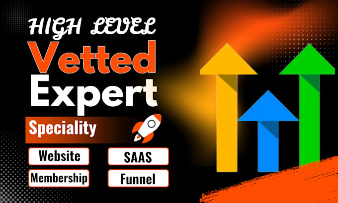 Gig Preview - Setup go high level website funnel affiliate manager saas membership ghl expert