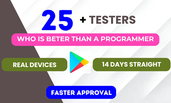 Gig Preview - Provide 20 active testers for play store closed tests