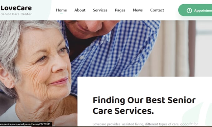 Gig Preview - Design home care website home care landing page  a home care lead funnel