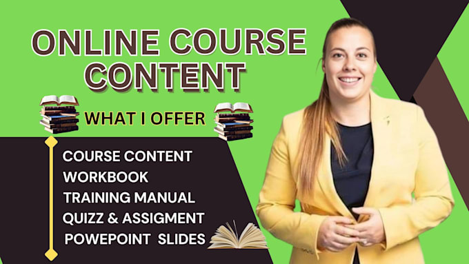 Bestseller - do online course creation course content course curriculum training manual