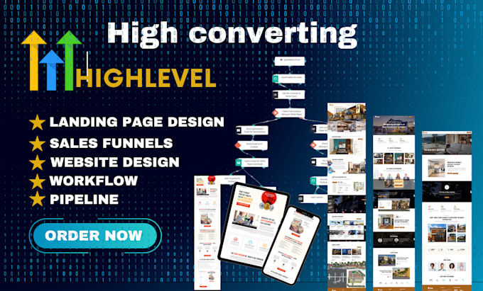 Gig Preview - Be your gohighlevel, go high level, highlevel landing page, sales funnel expert