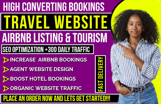 Gig Preview - Travel site promotion vrbo airbnb promotion hotel booking with solo ads