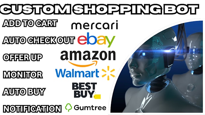 Gig Preview - Create autobuy bot monitor bot checkout bot for amazon walmart gumtree ebay bot