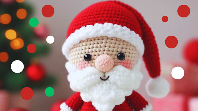 Gig Preview - Write free christmas amigurumi crochet pattern for your etsy store