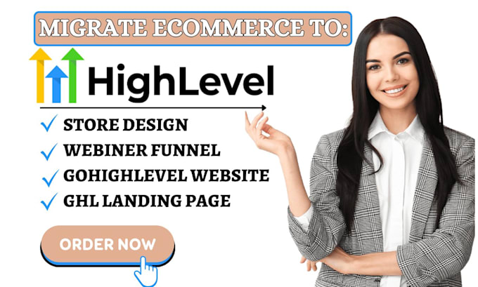 Gig Preview - Setup gohighlevel product store ghl product listing sales funnel ghl marketing