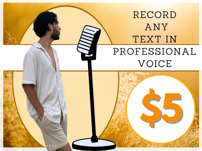 Gig Preview - Make voice recordings of any text in spanish