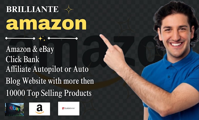 Gig Preview - Build amazon affiliate autopilot website with top selling products